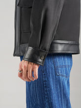 Pebbled PU Zipper Jacket