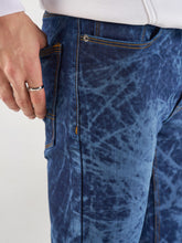 Straight Fit Jeans-  Splatter Print