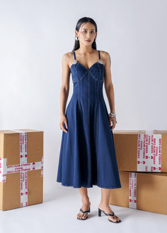 DenimLock Dress