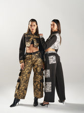 Jacquard Wide Leg Pants