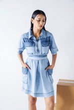 Denim tencel Power play dress