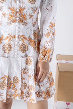 The schiffli edit- printed dress