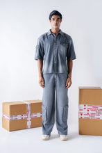 Striped Denim Heritage cargo pants