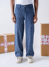 Distressed Thread denim pants