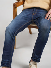 Slim Fit Jeans-Indigo Wave