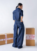 Silver Dust embellished Denim pants