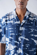 Denim tencel tie & dye shirt