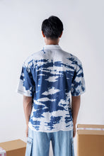 Denim tencel tie & dye shirt