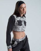 Jacquard Cropped Jacket